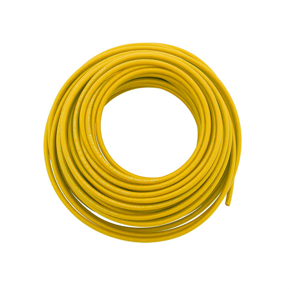 Primary Wire - Rated 80°C 18 AWG, Yellow 30 Ft.