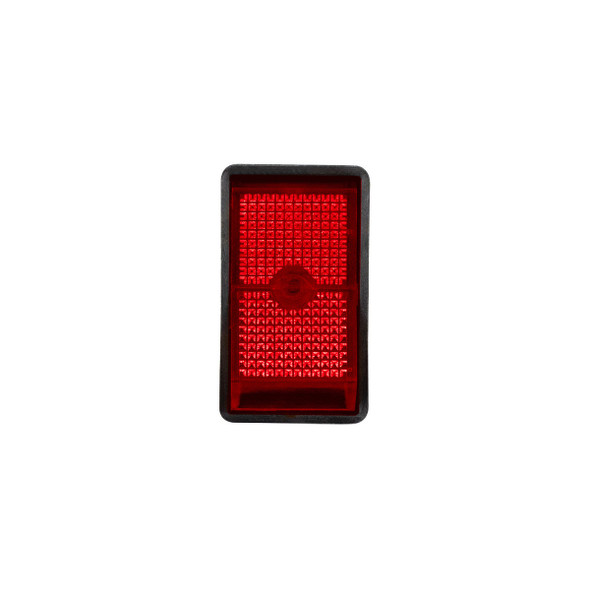 Red Illum Jumbo Rocker 16 Amp 12V S.P.S.T. On/Off 1 Pc.