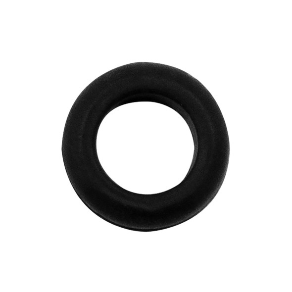 1/2" Mounting Hole Black Vinyl Grommet (11-Pack)