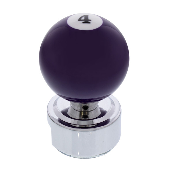 Number 4 Pool Ball Gearshift Knob For 13/15/18 Speed Eaton Style Shifters