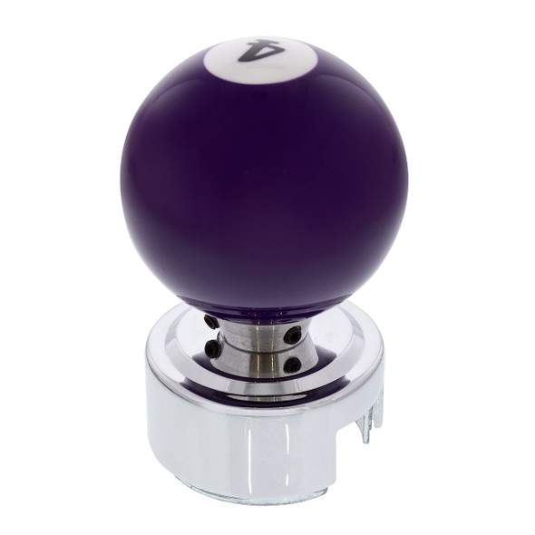 Number 4 Pool Ball Gearshift Knob For 13/15/18 Speed Eaton Style Shifters