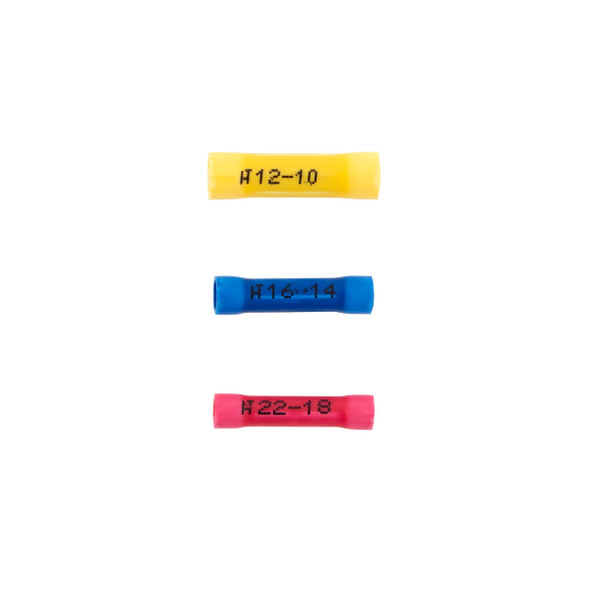 22-10 AWG Assorted Vinyl Butt Connectors (17-Pack)