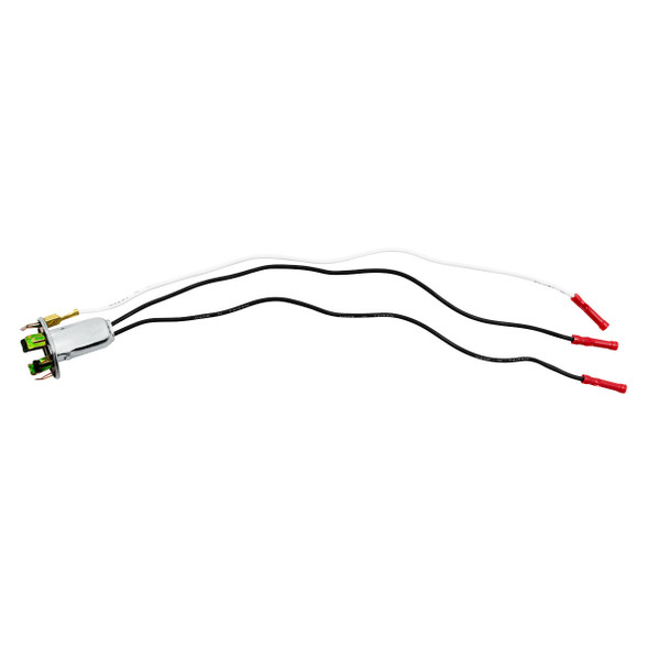 3-Wire Universal Double Contact Park, S/T/T 'Prong-Type' Light Socket w/ Butt Terminated Wires 1 Pc