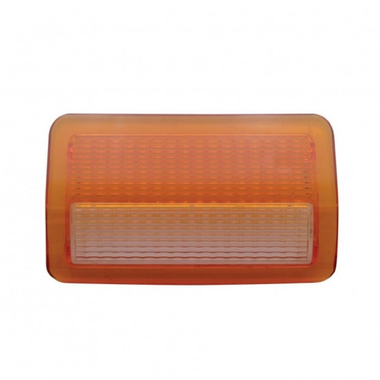 37068-UP DOOR COURTESY LIGHT LENS FOR 2006+ PETERBILT - AMBER