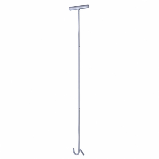 Chrome 36" Long Fifth Wheel Pin Puller, S-Hook (Each)