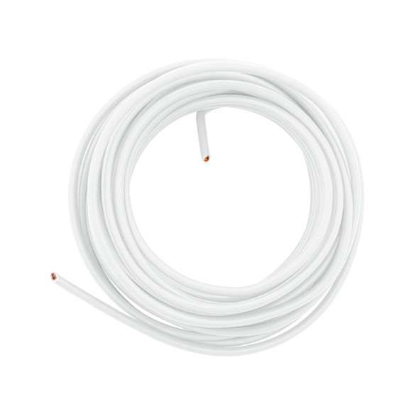 Primary Wire - Rated 80°C 14 AWG, White 15 Ft.
