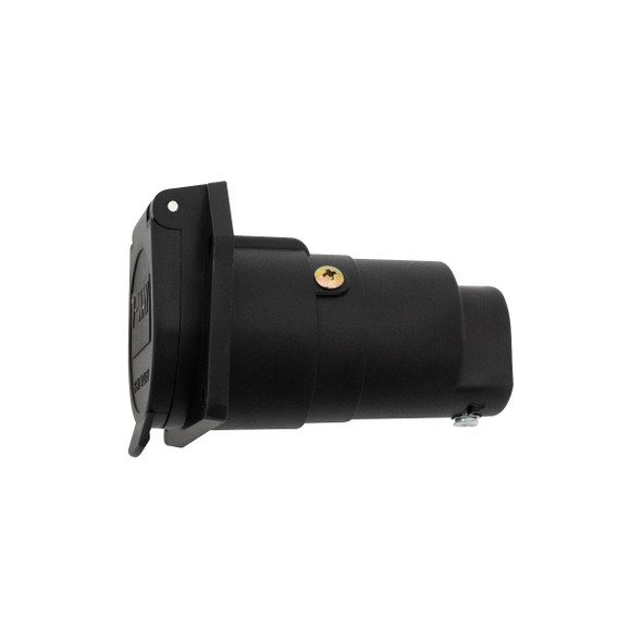 Round 7-Way Male Connector - Flat Pin