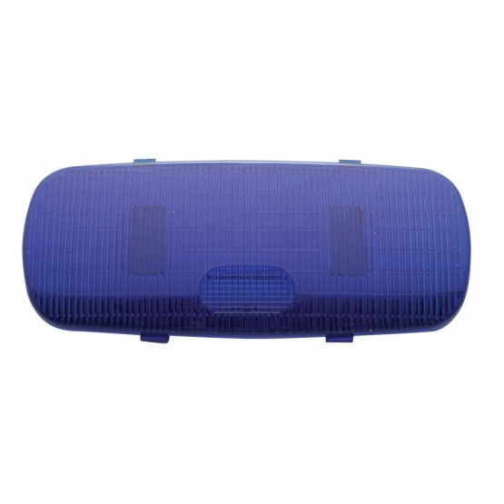 37063-CENTER DOME LIGHT LENS FOR 2006+ PETERBILT - BLUE