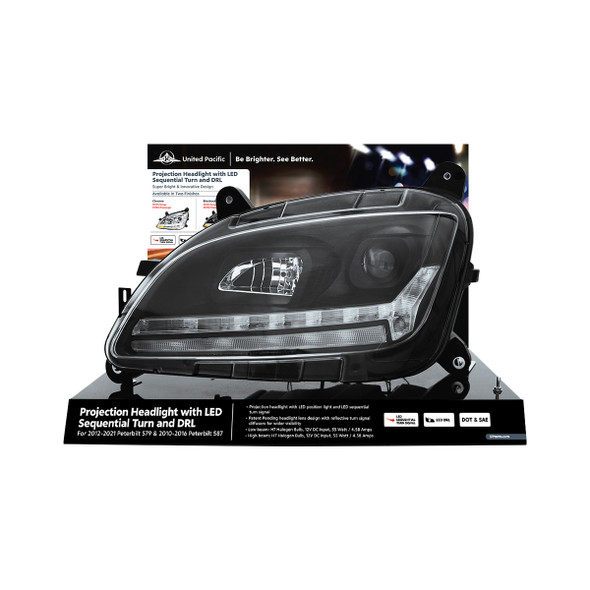 United Pacific Peterbilt 579 Modular Headlight Display-35781