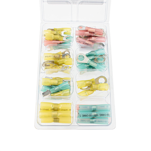 Solder Seal Heat Shrink Terminal Kit (60-Pack)