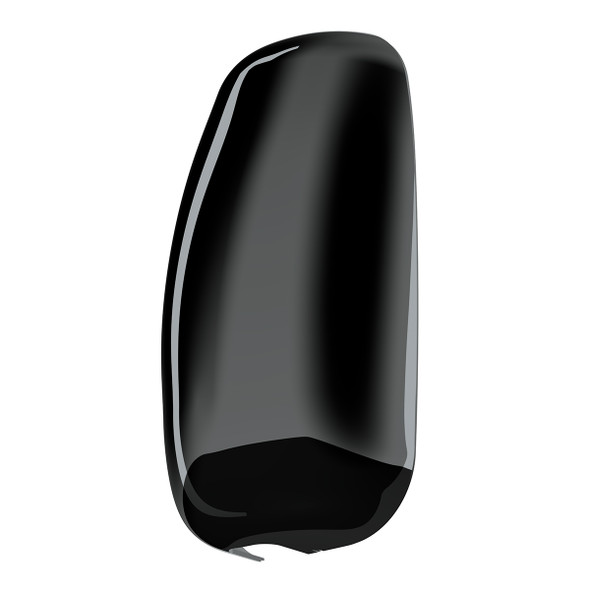 42777-UP BLACK MIRROR COVER FOR PB 387 (1999-2010), 587 (2011-2019), & KW T700 (2011-2014) - DRIVER