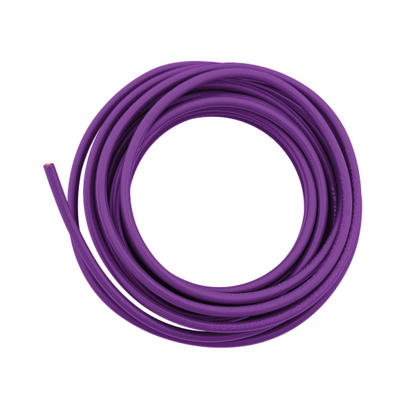 Primary Wire - Rated 105°C 12 AWG, Purple 12 Ft.