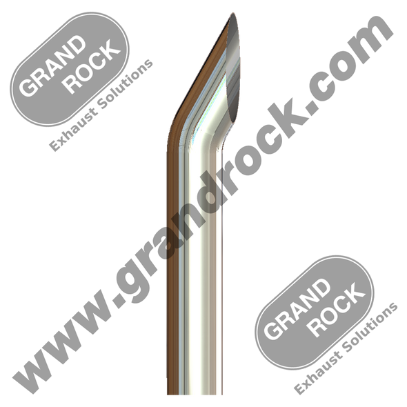 7" X 48" AUSSIE, 7" OD; CHROME