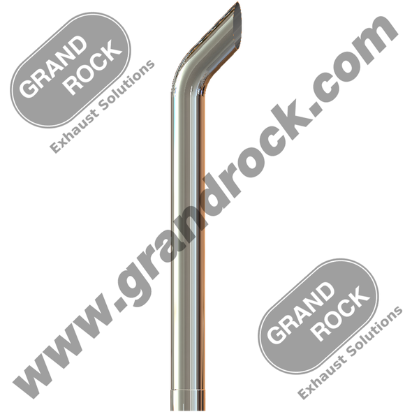 5" X 60" BULLHORN ID CHROME