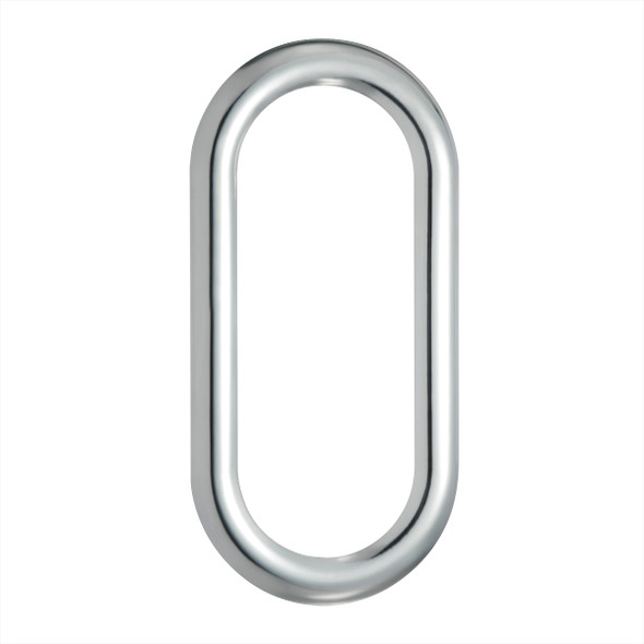 21718-UP STAINLESS STEEL OVAL WINDOW TRIM WITH SEALANT ADHESIVE FOR PETERBILT