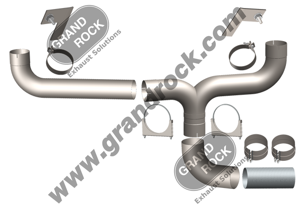DPU-5I STACK KIT W/6" CLAMPS