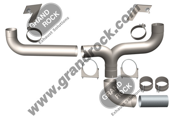 DPU-5I STACK KIT W/7" CLAMPS