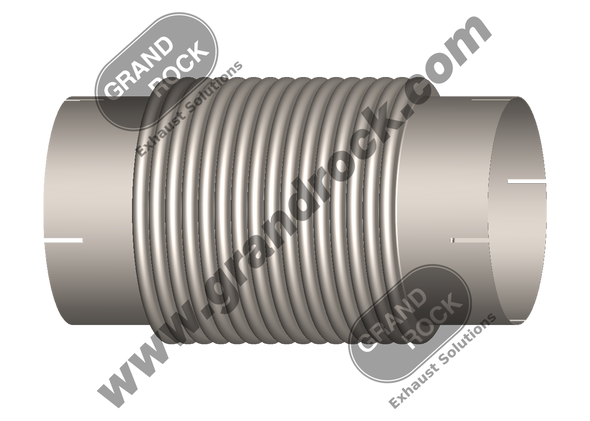 5" X 10" 2 PLY BELLOWS ID/ID; 321 SS