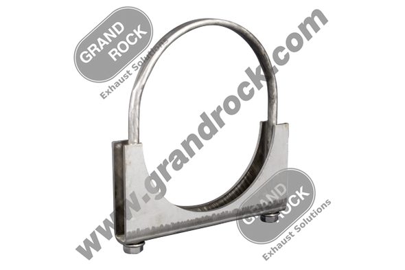 5" FLAT BOLT CLAMP; STAINLESS STEEL