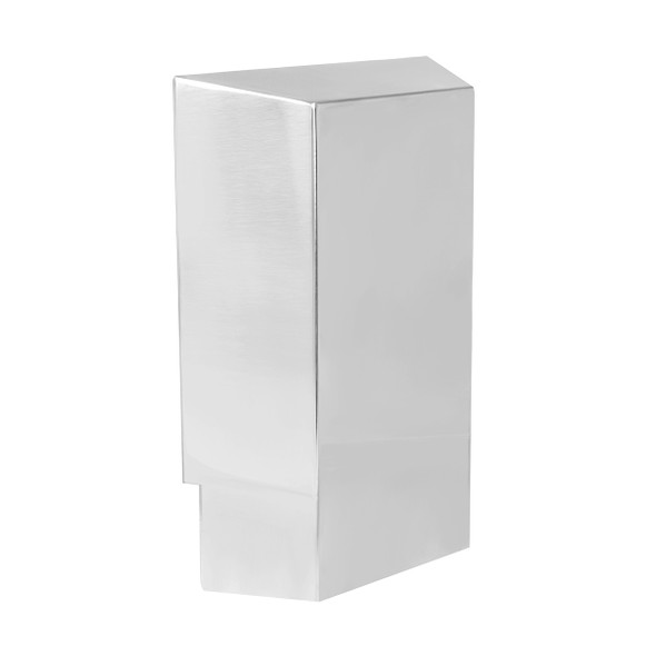 20610B-UP STAINLESS STEEL PETERBILT SLEEPER SHOCK COVER (BULK)