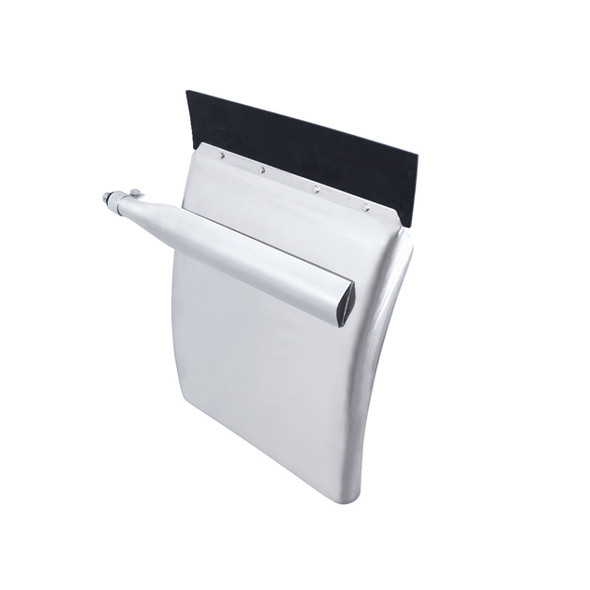 10808-UP 24" X 24" STAINLESS QUARTER FENDER SET - TRIANGLE BRACKET