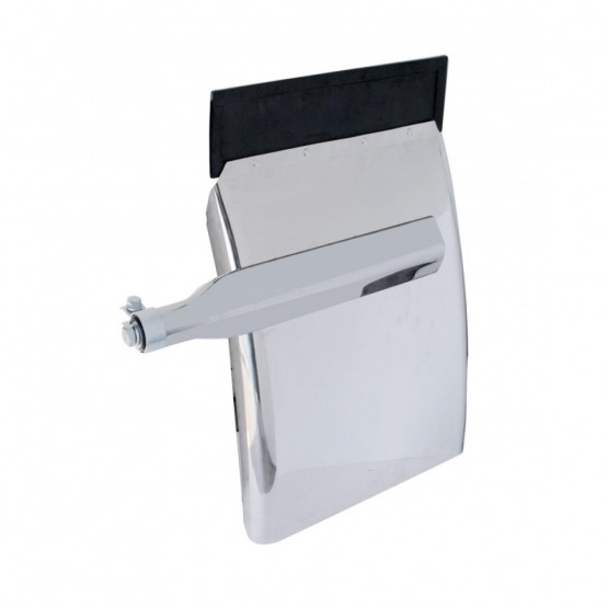 10621-UP 24" X 31" DELUXE STAINLESS QUARTER FENDER SET - TRIANGLE BRACKET