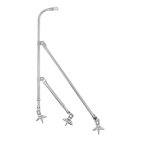 60023-UP STAINLESS TRIPOD FENDER MIRROR BRACKET