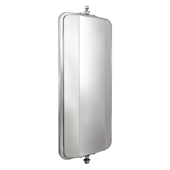 60028-UP 7" X 16" 430 STAINLESS STEEL WEST COAST STYLE MIRROR - NON HEATED