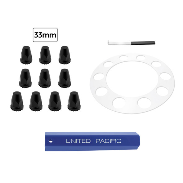 AERO FULL-MOON REAR AXLE COVER KIT - BLUE