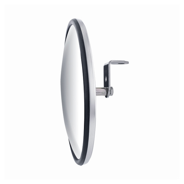 60032-UP 430 Stainless Steel 320R Convex Mirror - Centered Mounting Stud