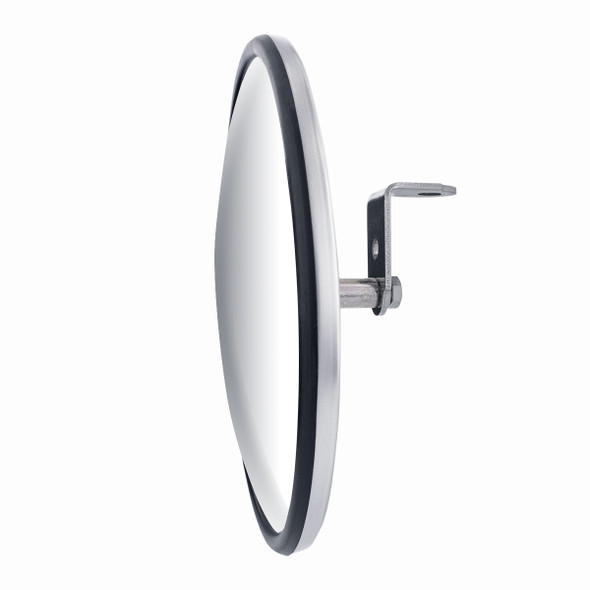 60034-UP 430 Stainless Steel 320R Convex Mirror - Centered Mounting Stud