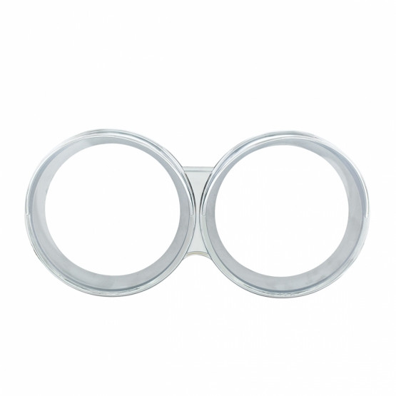 41436-UP SPEED/TACHOMETER GAUGE BEZEL WITH VISOR FOR 2006+ KENWORTH