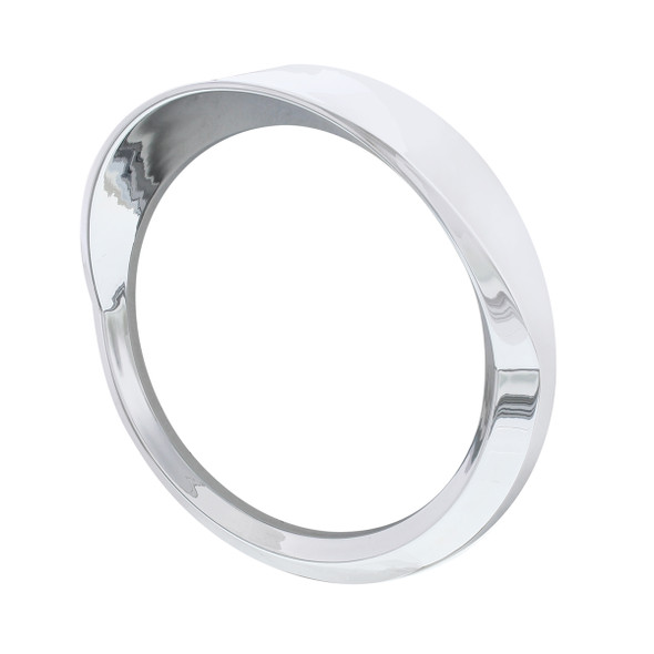 41443-UP CHROME SPEED/TACHOMETER GAUGE BEZEL FOR AUSTRALIAN KENWORTH