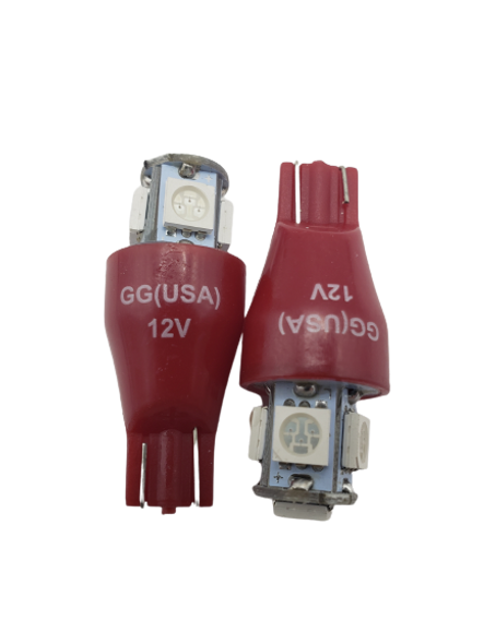 74933-GG 921/912 Tower Style 5 Led Light Bulb Red