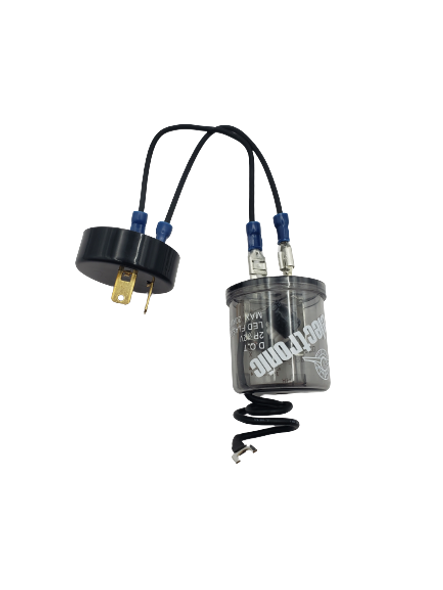 90649-UP  2 Terminal Led Flasher With Polarity Reverser And Extension Wires