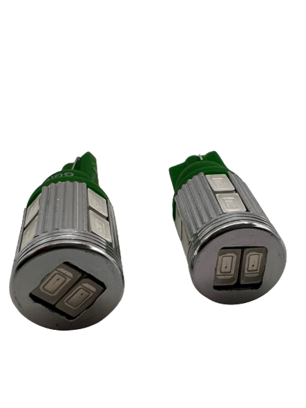 70612-GG 194/168 Tower Style 10 High Power Led Light Bulb Green