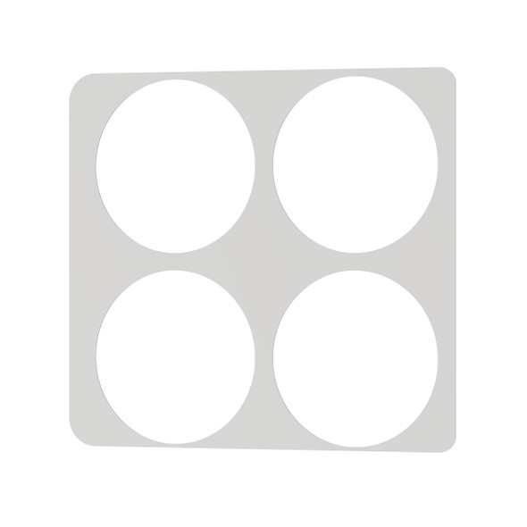 21811-UP STAINLESS LEFT GAUGE DASH PANEL TRIM FOR 2006+ KENWORTH