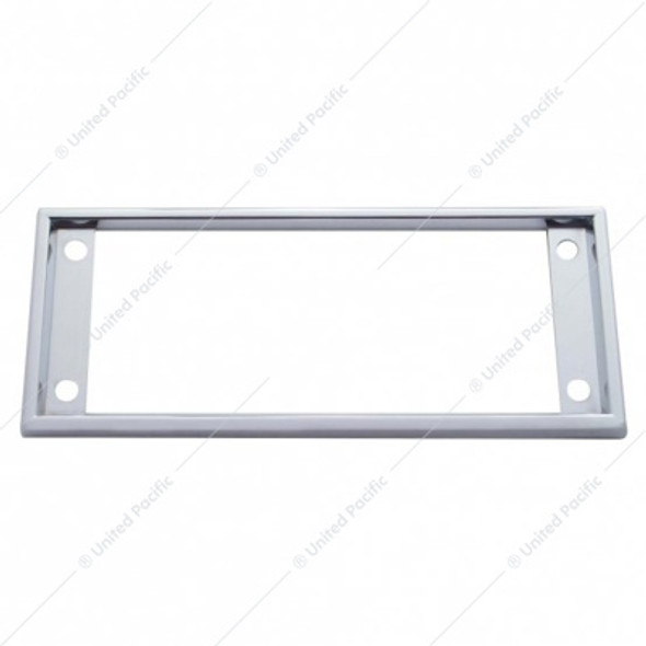 40998-UP CHROME PLASTIC A/C CONTROL DASH PANEL BEZEL FOR KENWORTH W900 (1990-2005) & T800 (1986-2005)