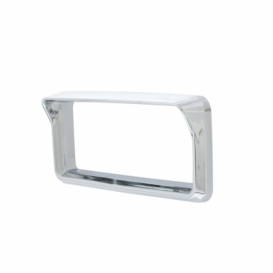 41445-UP CHROME CENTER DASH DISPLAY BEZEL FOR KENWORTH W900/T800 (2006+) AND T660 (2008-2017)
