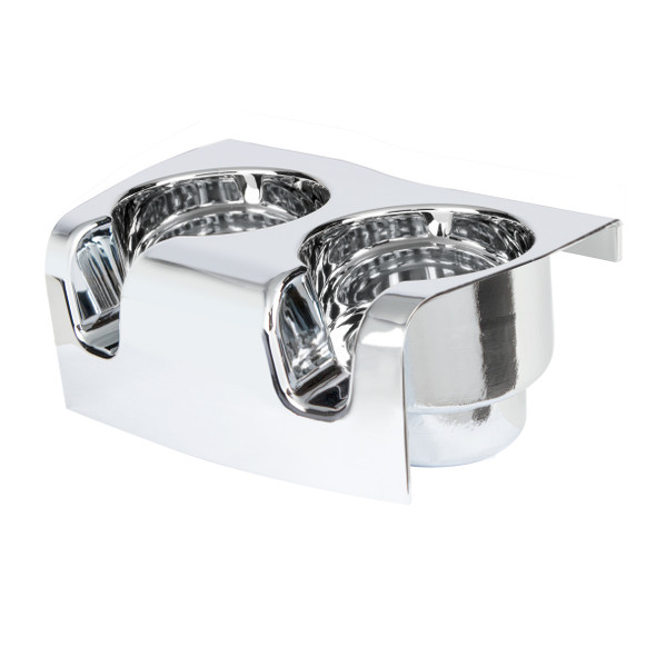 41410-UP CHROME PLASTIC CUP HOLDER FOR KENWORTH W900/T800 (2006+) AND T660 (2007-2017)