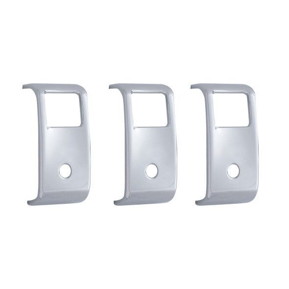 41409-UP ROCKER SWITCH COVER FOR 2006+ KENWORTH - PLAIN (CARD OF 3)