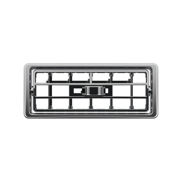 41104-UP CHROME PLASTIC A/C VENT FOR 2002+ KENWORTH - CENTER