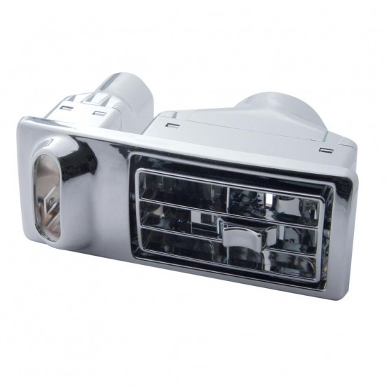 41105-UP CHROME PLASTIC A/C VENT FOR 2002-2005 KENWORTH W900/T800/T600- DRIVER