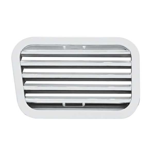 41372-UP CHROME PLASTIC A/C DEFROSTER VENT FOR 2006+ KENWORTH W900/T800/T660/T600- DRIVER