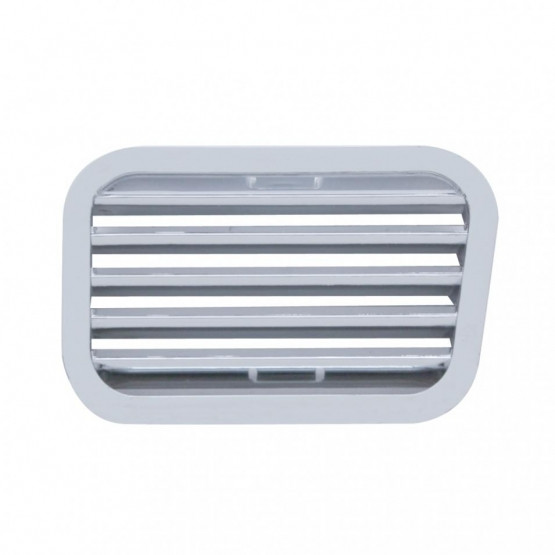 41373-UP CHROME PLASTIC A/C DEFROSTER VENT FOR 2006+ KENWORTH W900/T800/T660/T600- PASSENGER