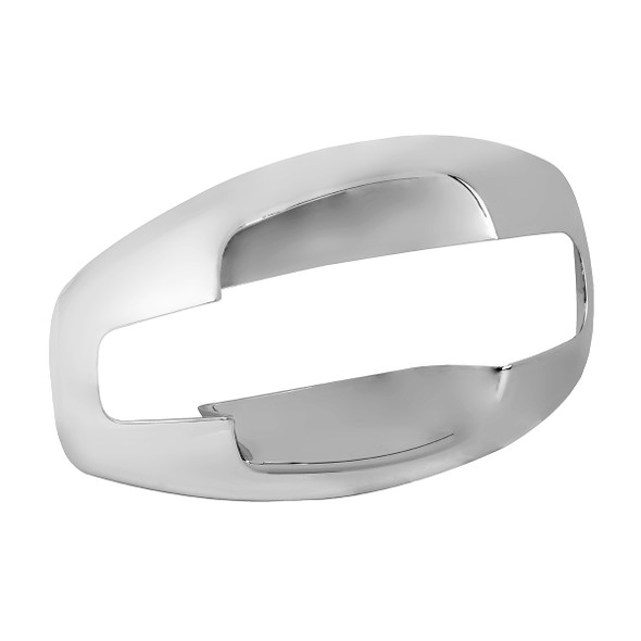 41542-UP CHROME EXTERIOR DOOR HANDLE COVER FOR KENWORTH T680/T880 (2013-2024) & W990 (2019-2024) - DRIVER