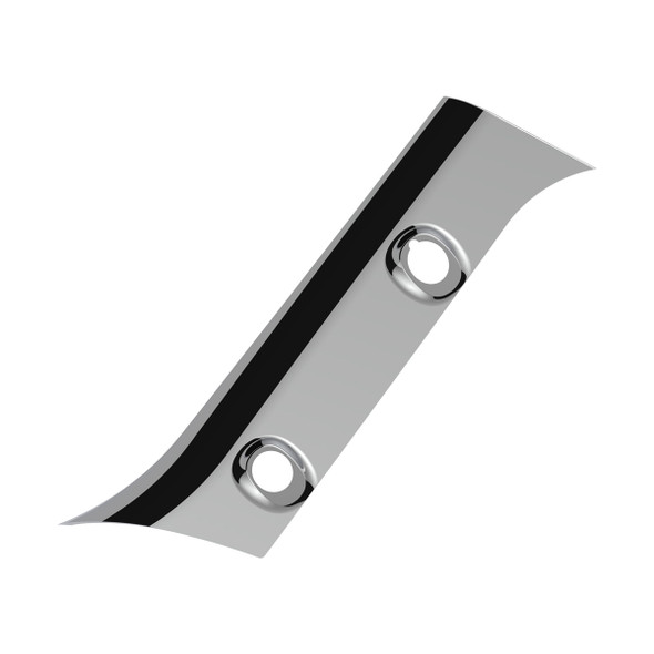 41431-UP CHROME PLASTIC INTERIOR WINDOW POST COVER FOR 2006-2024 KENWORTH W900 - PASSENGER