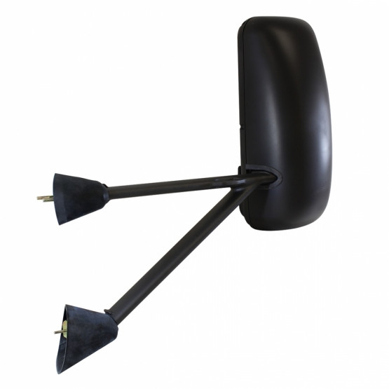 42784-UP BLACK MIRROR ASSEMBLY FOR KENWORTH T600/T660/T800 - DRIVER SIDE