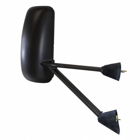 42785-UP BLACK MIRROR ASSEMBLY FOR KENWORTH T600/T660/T800 - PASSENGER SIDE