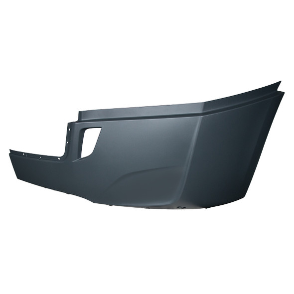 42464-UP BUMPER COVER WITHOUT FOG LIGHT OPENING & WITH DEFLECTOR HOLES FOR 2018-2024 FL CASCADIA - DRIVER